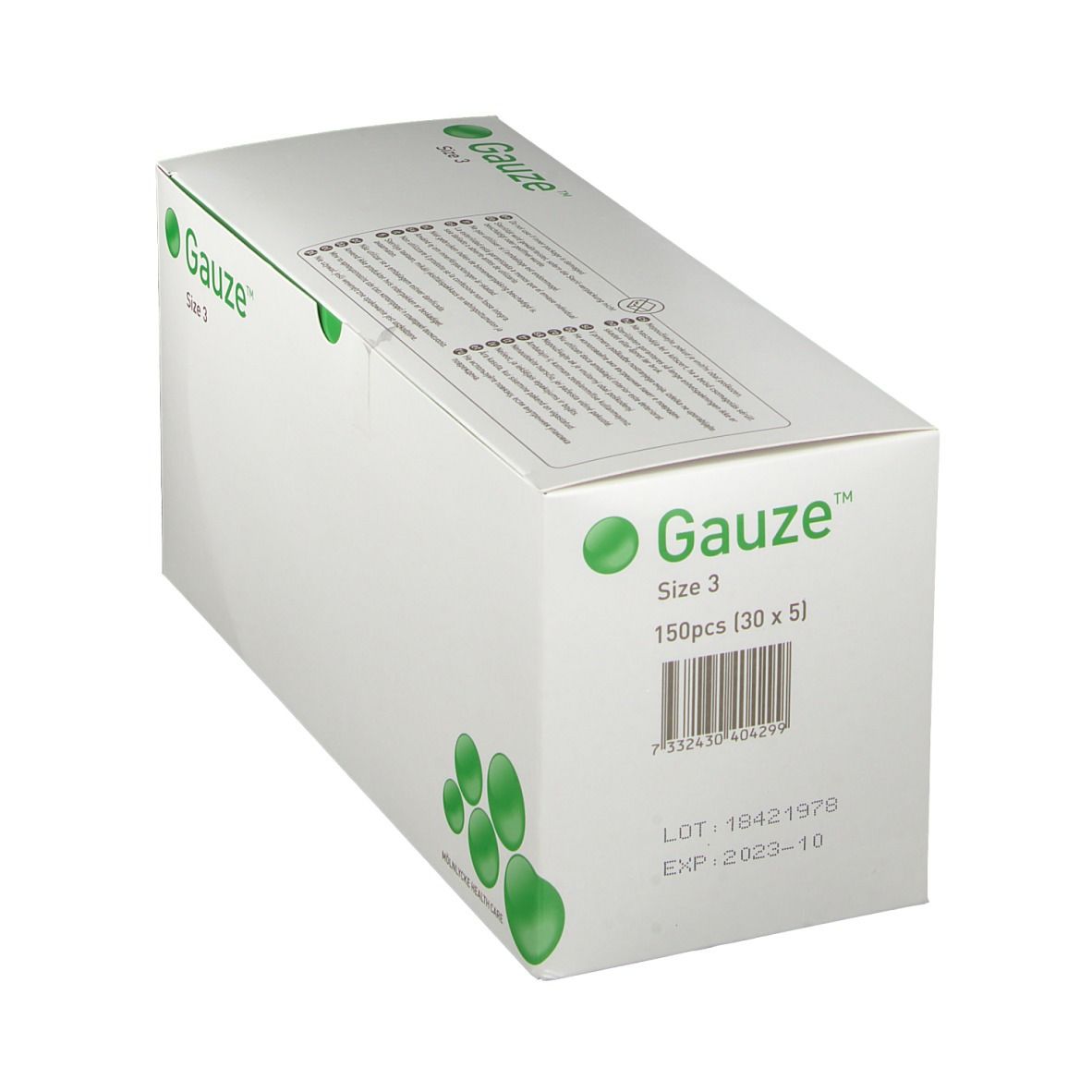 Molnlycke Gauze™ Compresses de gaze 30 x 5 cm