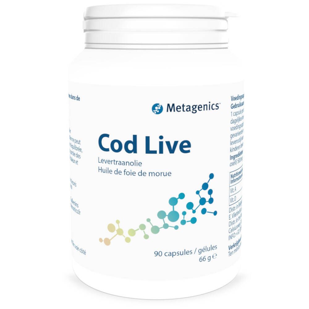 Metagenics® Cod Live (Huile de foie de morue)