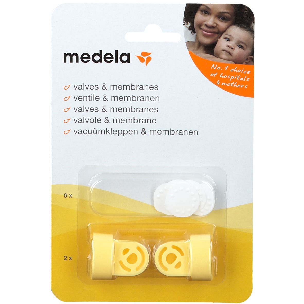 medela Valves & membranes pour la Téterelle Comfort 1 pc(s