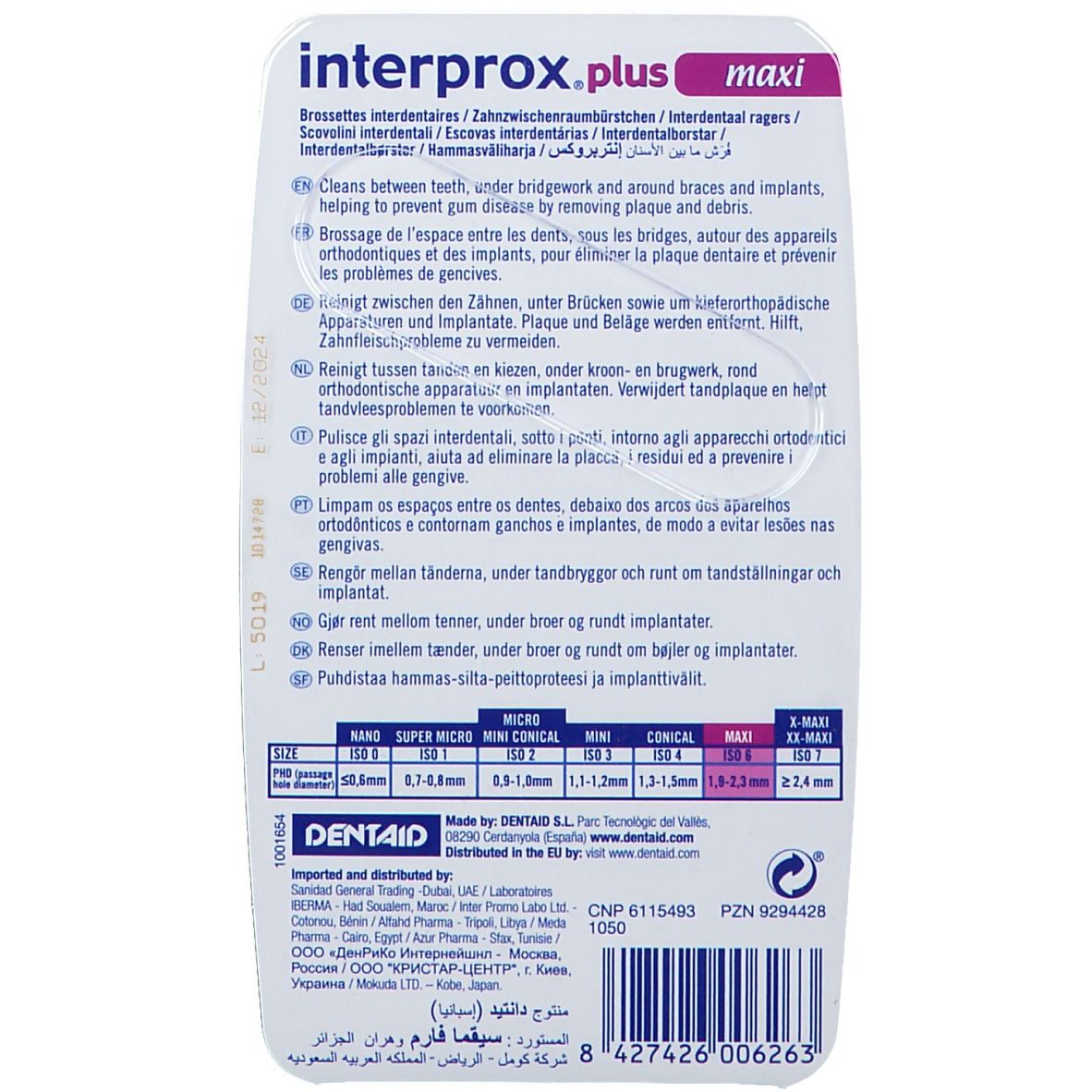 Interprox® Plus Brossette Interdentaire Super Maxi Mauve
