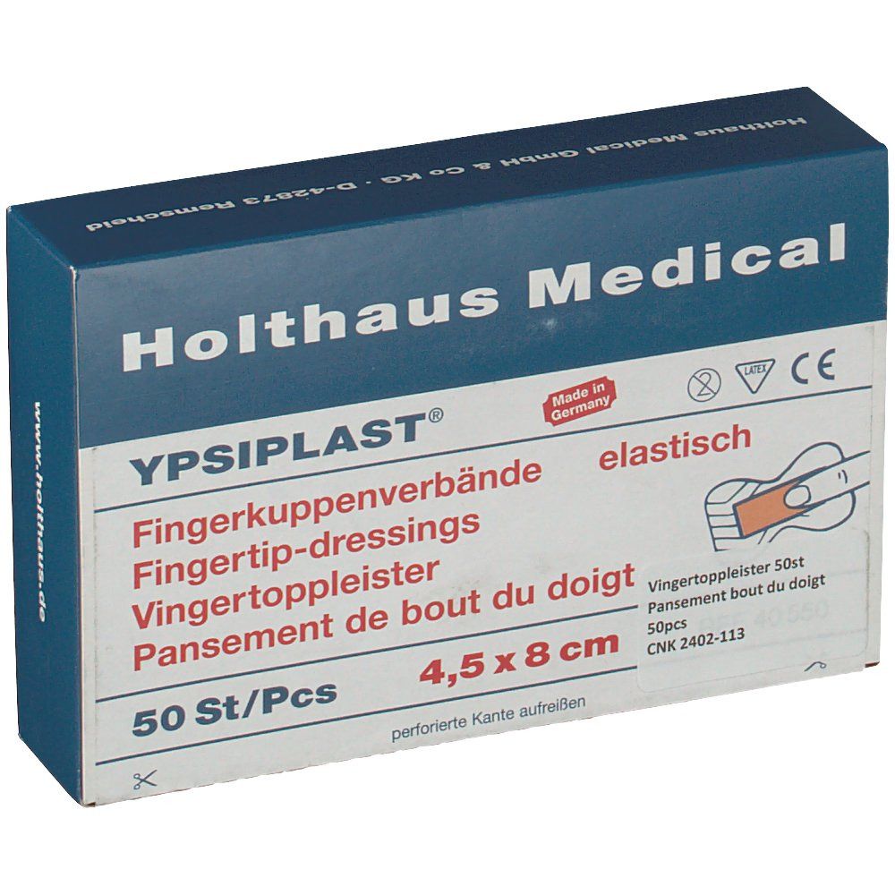 Holthaus Medical Ypsiplast® Pansement bout du doigt 4,5 x 8 cm 50 pc(s) -  Redcare Pharmacie