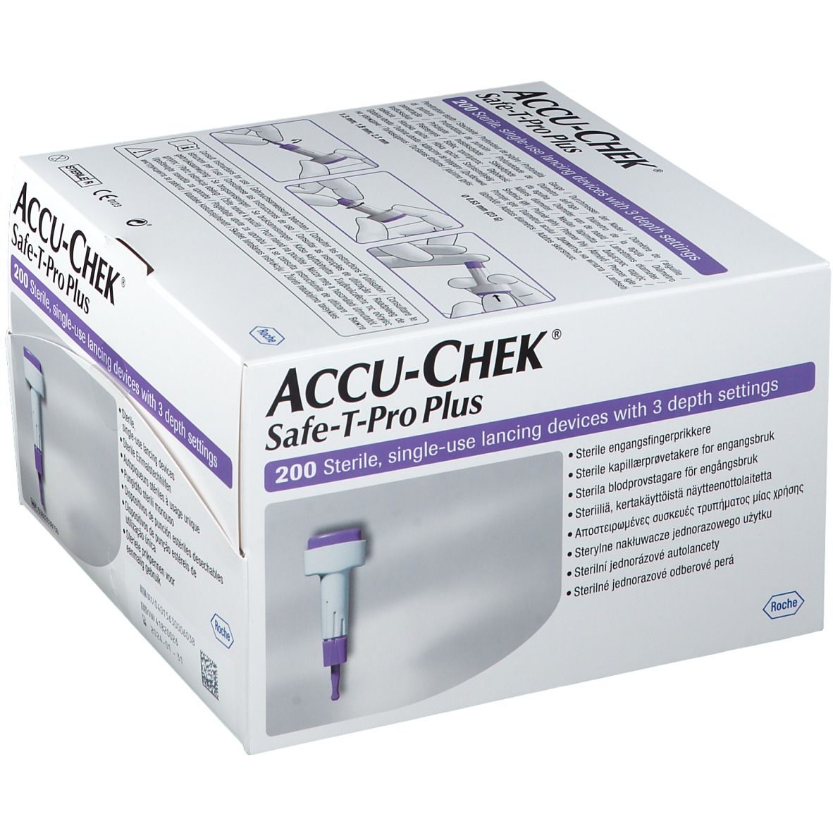 ACCU-CHEK® Safe T Pro Plus Usage unique