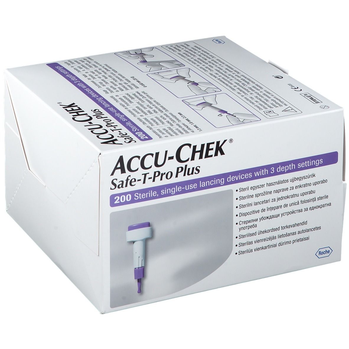 ACCU-CHEK® Safe T Pro Plus Usage unique