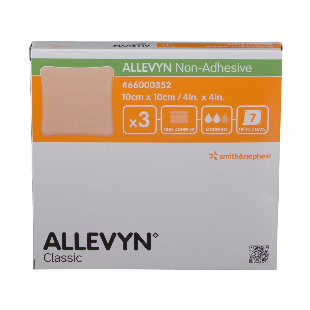 Allevyn® Classic Pansements non adhésifs 10 cm x 10 cm