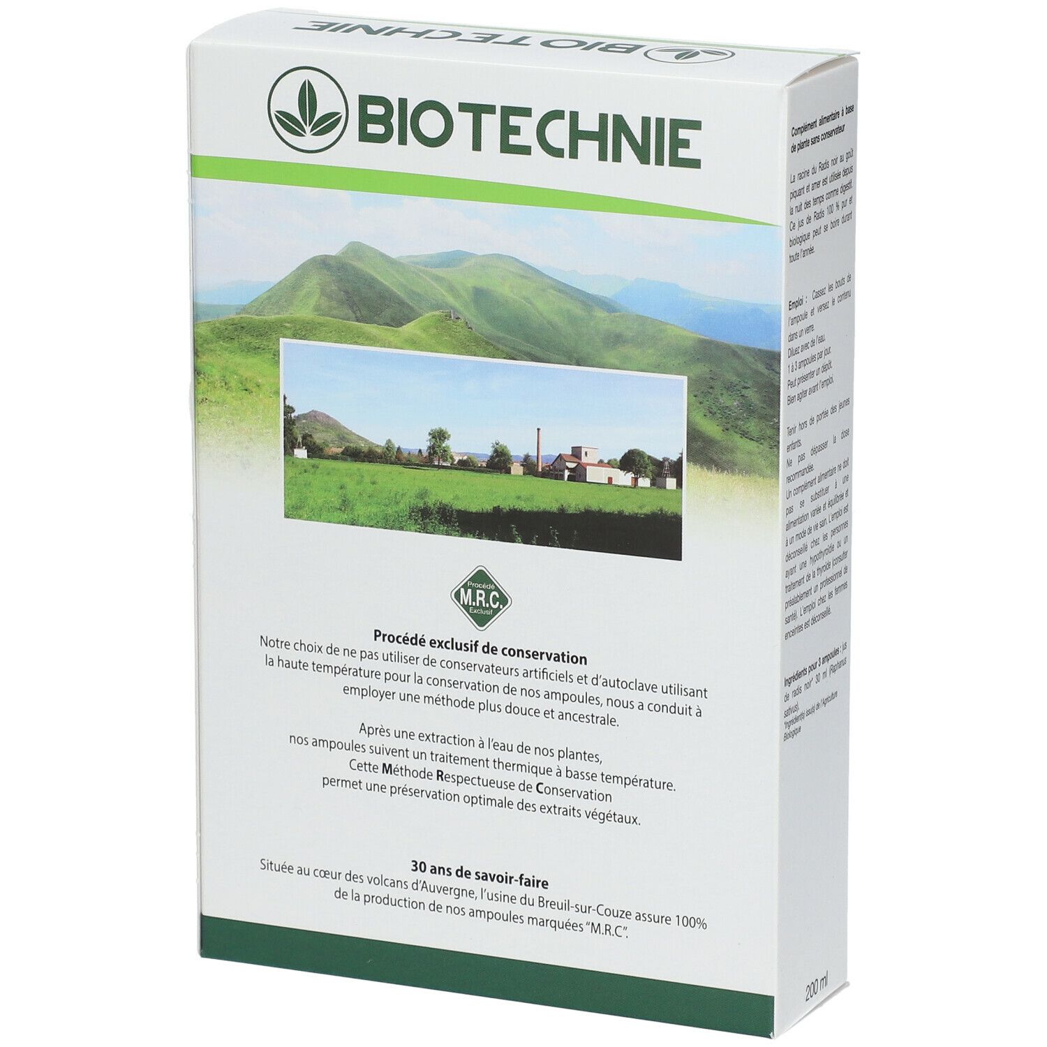 Biotechnie Radis Noir Bio