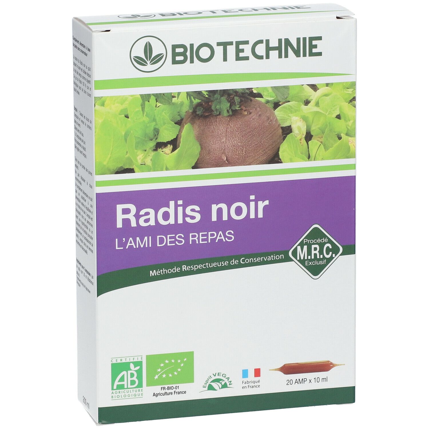 Biotechnie Radis Noir Bio