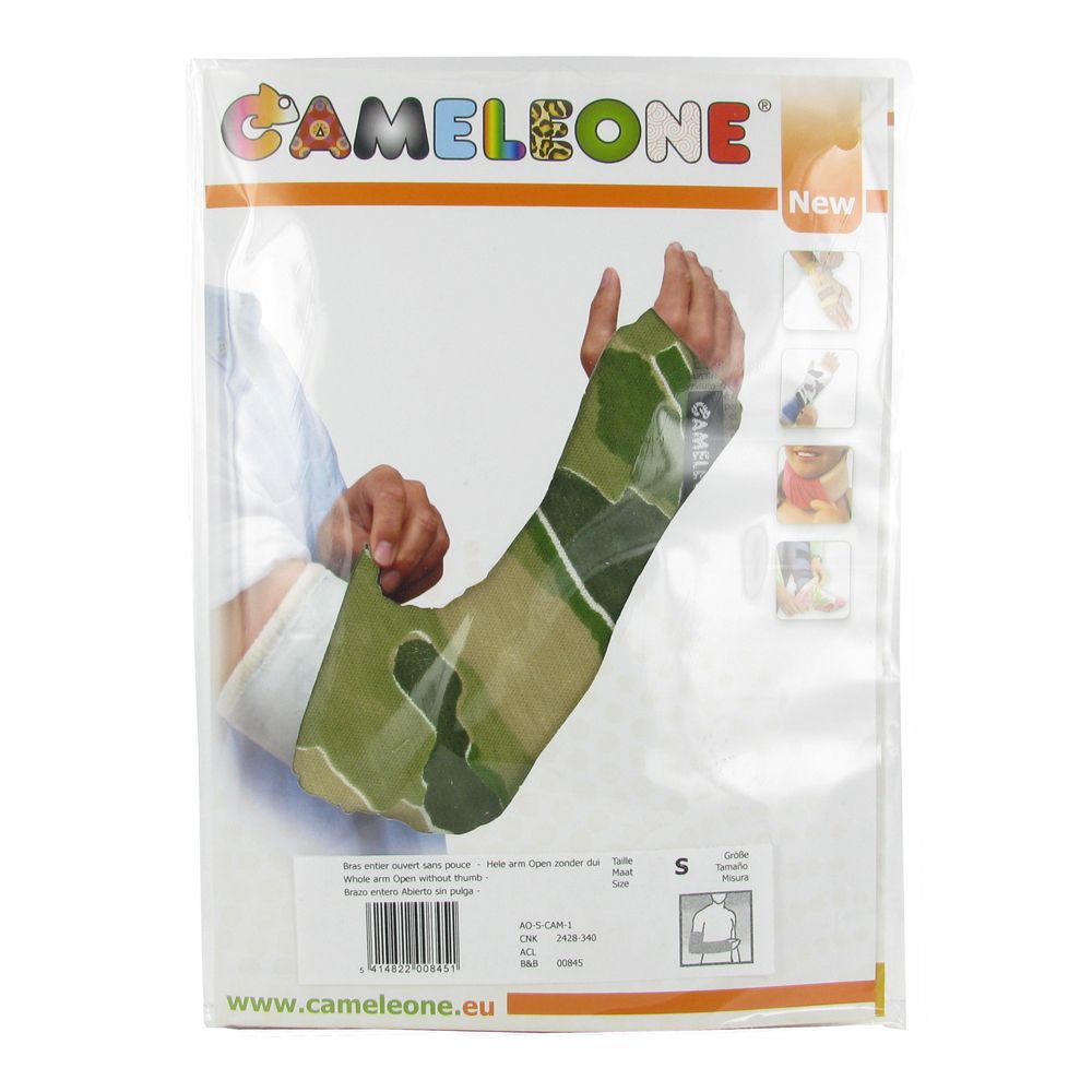 Cameleone® Bras entier ouvert sans pouce Camouflage S