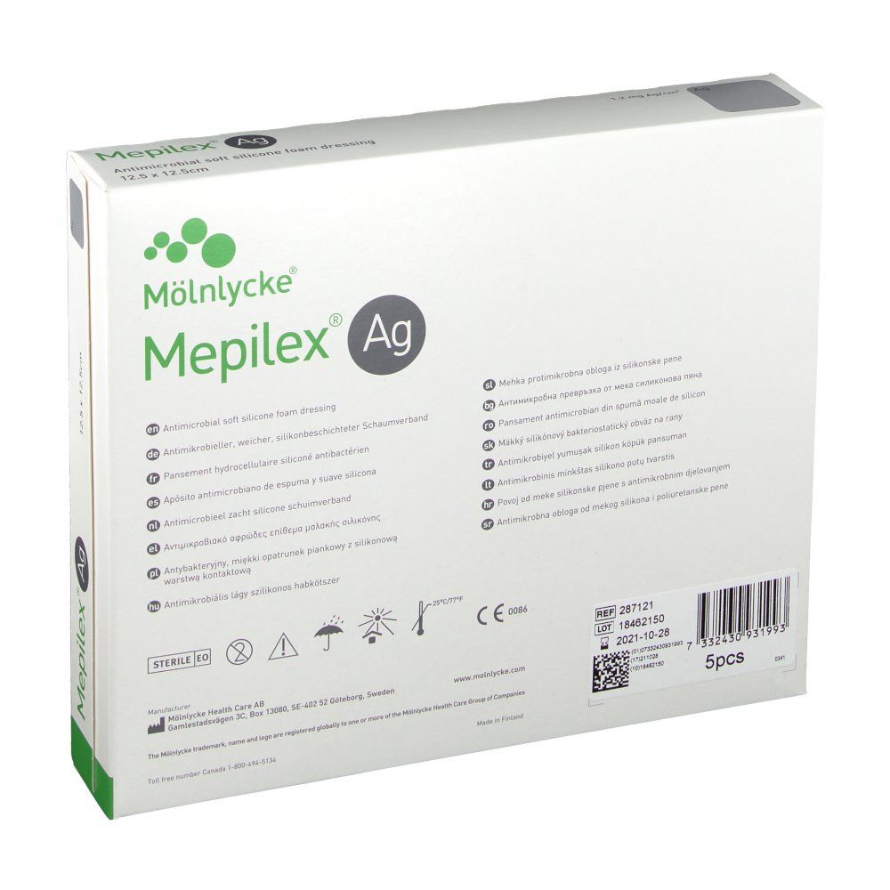 Mepilex AG 12,5cm x 12,5cm