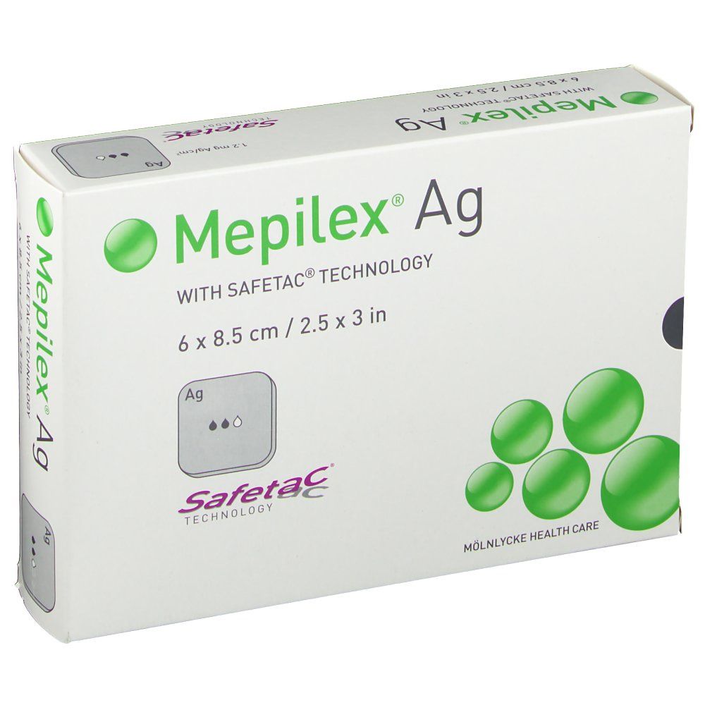 Mepilex® Ag 6 cm x 8,5 cm