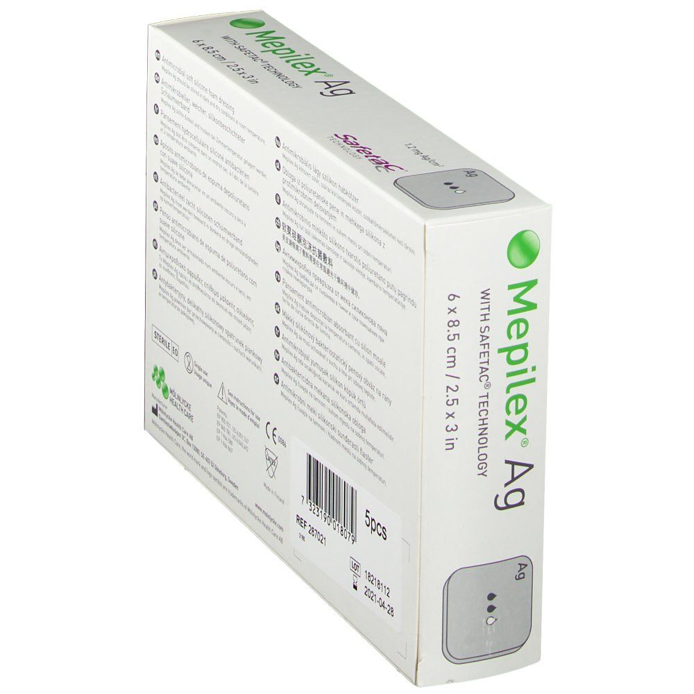 Mepilex® Ag 6 cm x 8,5 cm