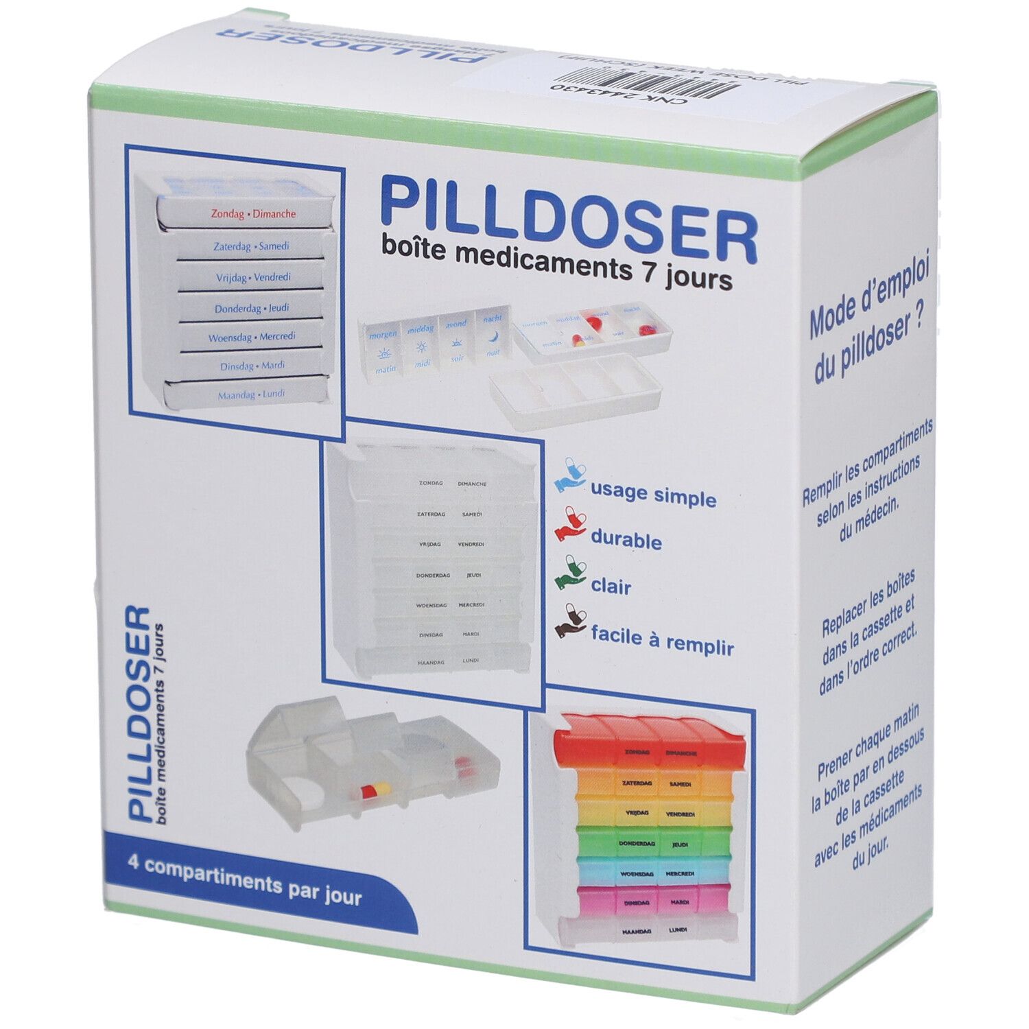 Pilulier 1 semaine