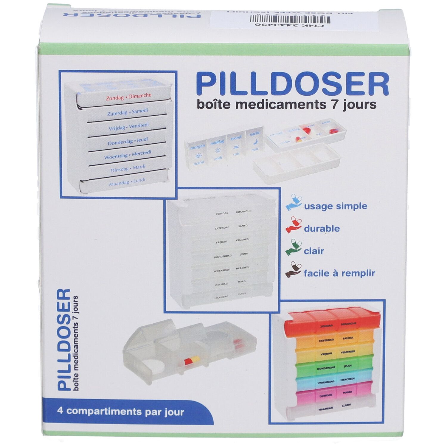 Pilulier 1 semaine