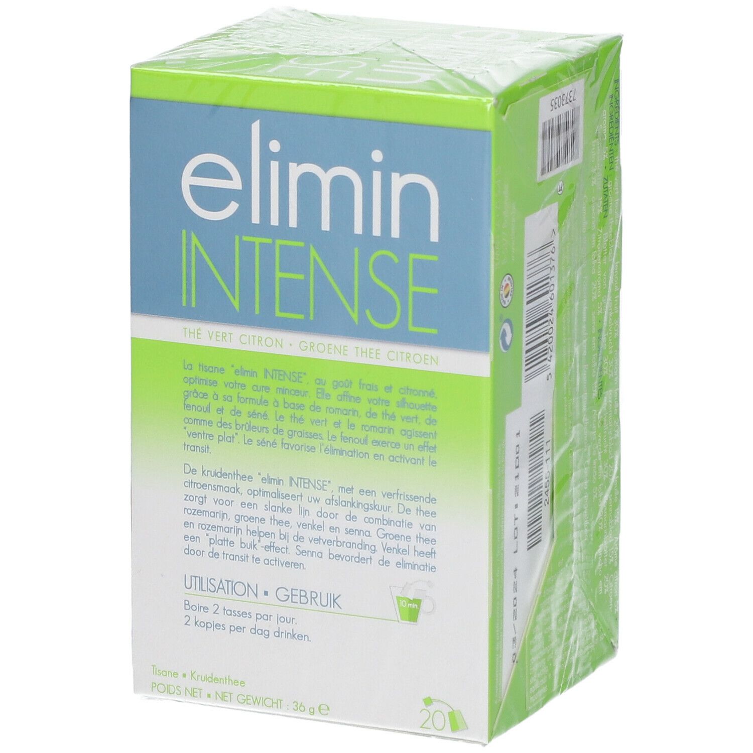 Tilman® elimin® INTENSE Tisane Citron