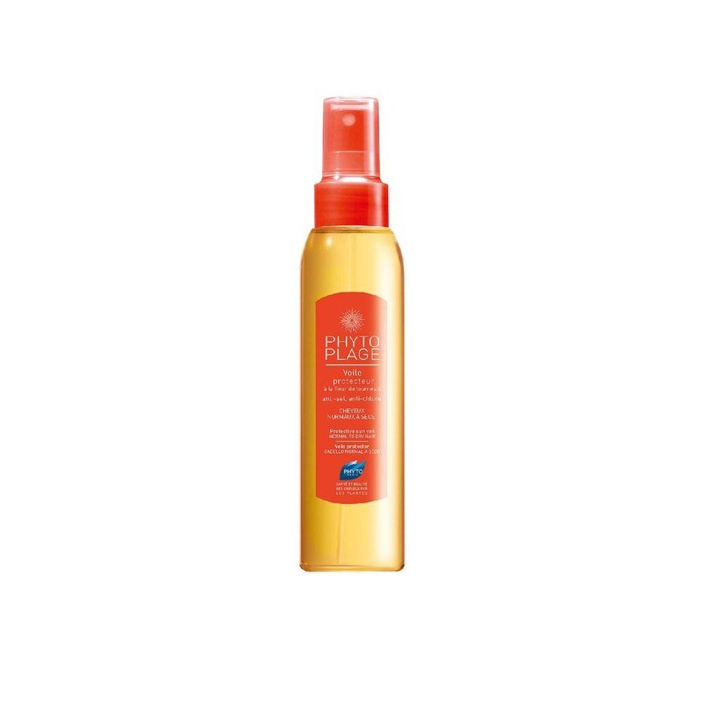 Flacon spray avec tête orange et étiquette. L'étiquette indique "PHYTOPLAGE".