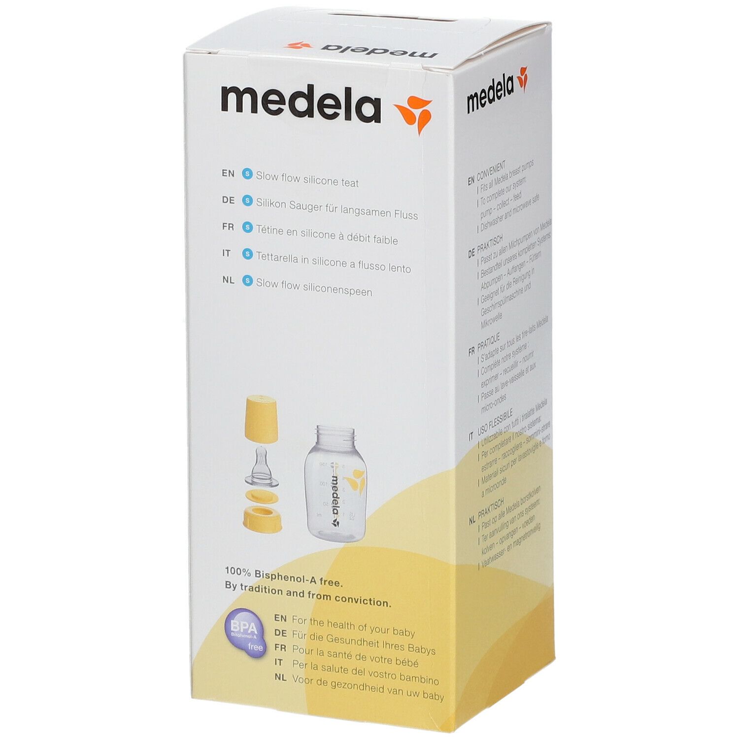 Medela Biberon pour lait maternel avec tétine 150 ml