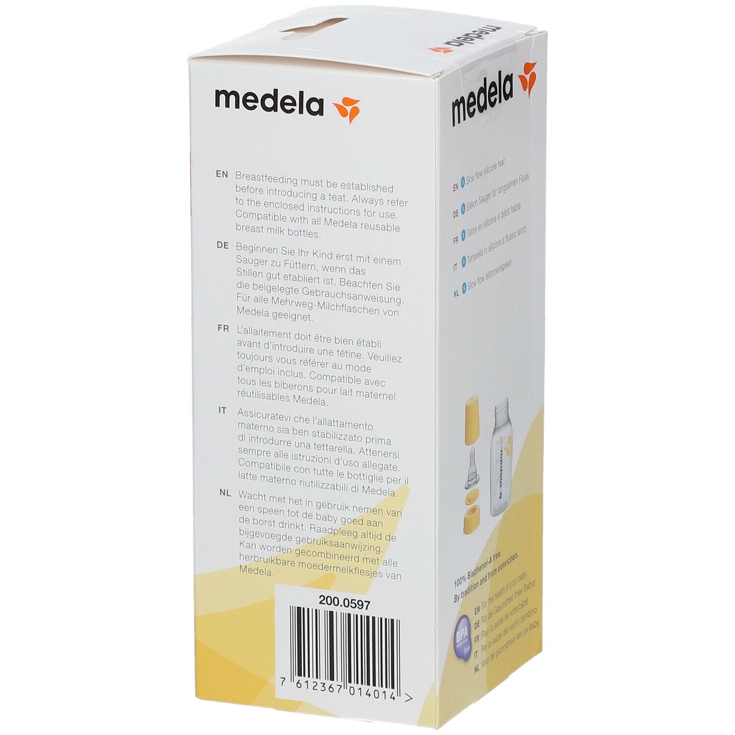 Medela Biberon pour lait maternel avec tétine 150 ml 1 pc(s) - Redcare  Pharmacie