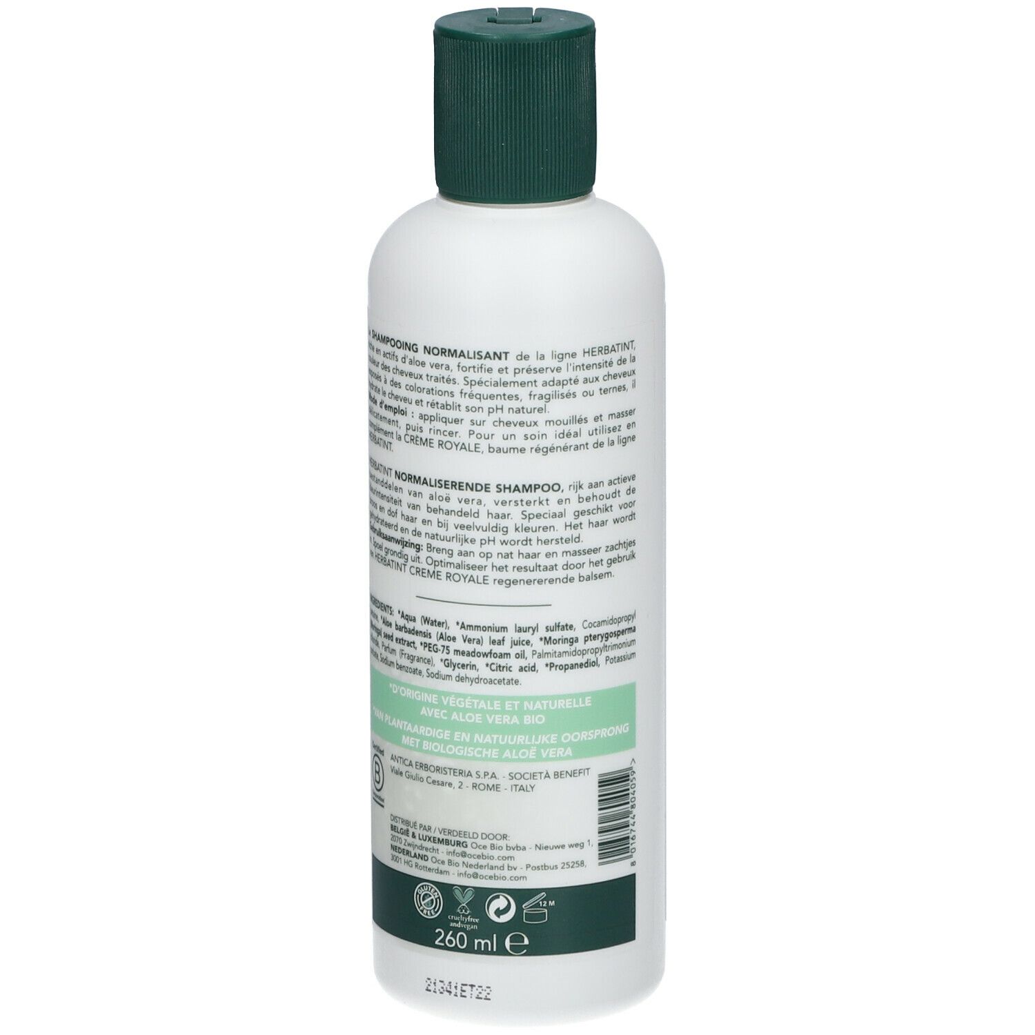 Herbatint Shampooing Normalisant Aloe Vera