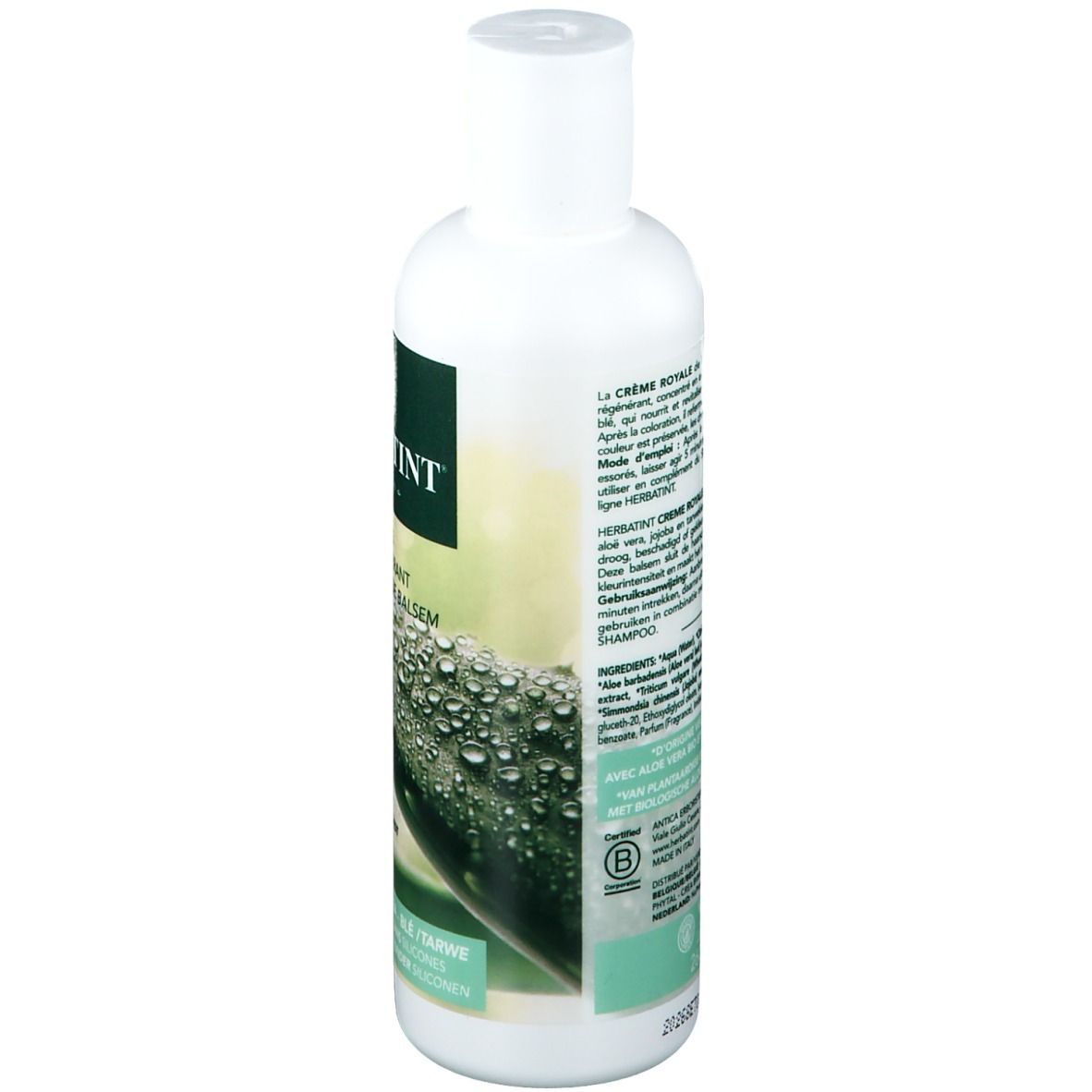 Herbatint Crème Royale Baume Régénérant Aloe Vera