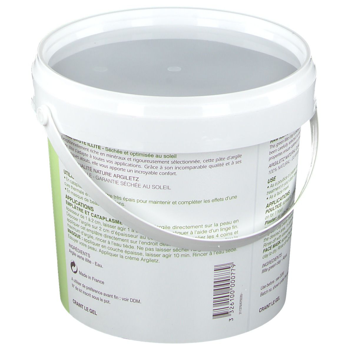 Argiletz Pâte argile verte