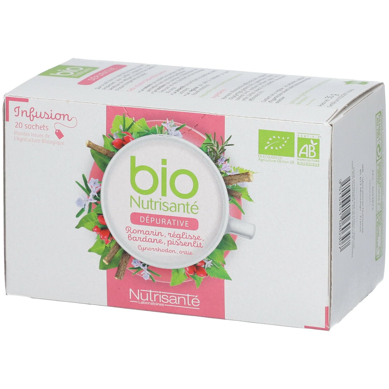 Nutrisanté Infusion Thé Depuratif Sachets