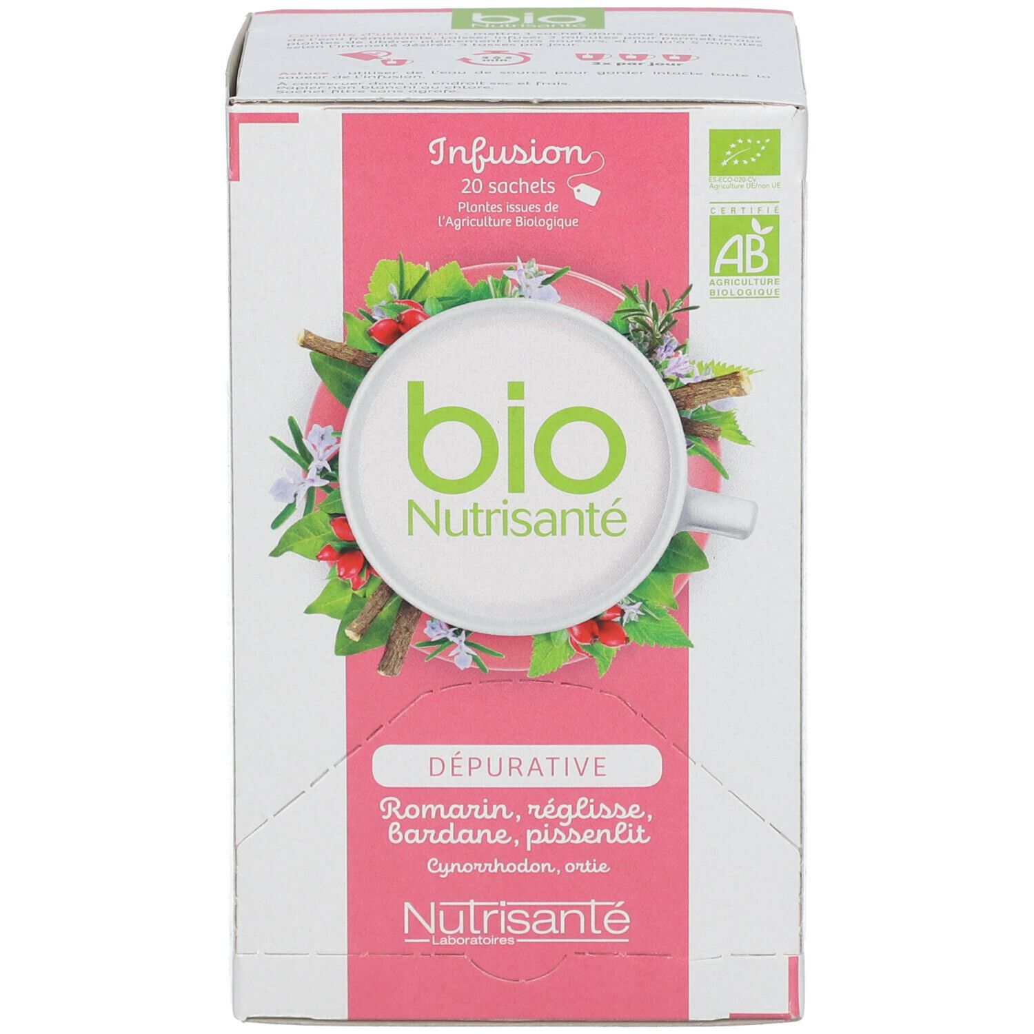 Nutrisanté Infusion Thé Depuratif Sachets