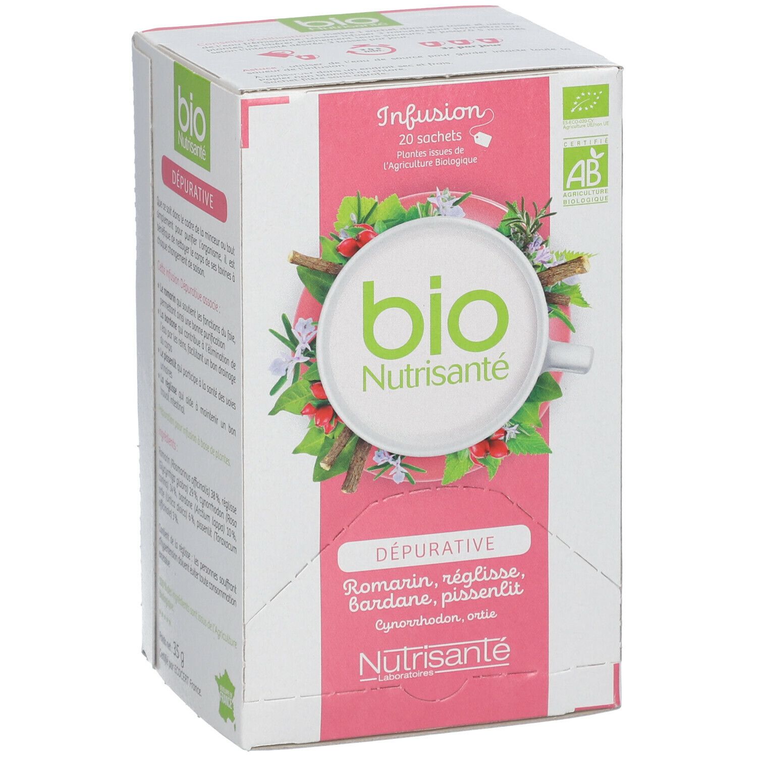 Nutrisanté Infusion Thé Depuratif Sachets
