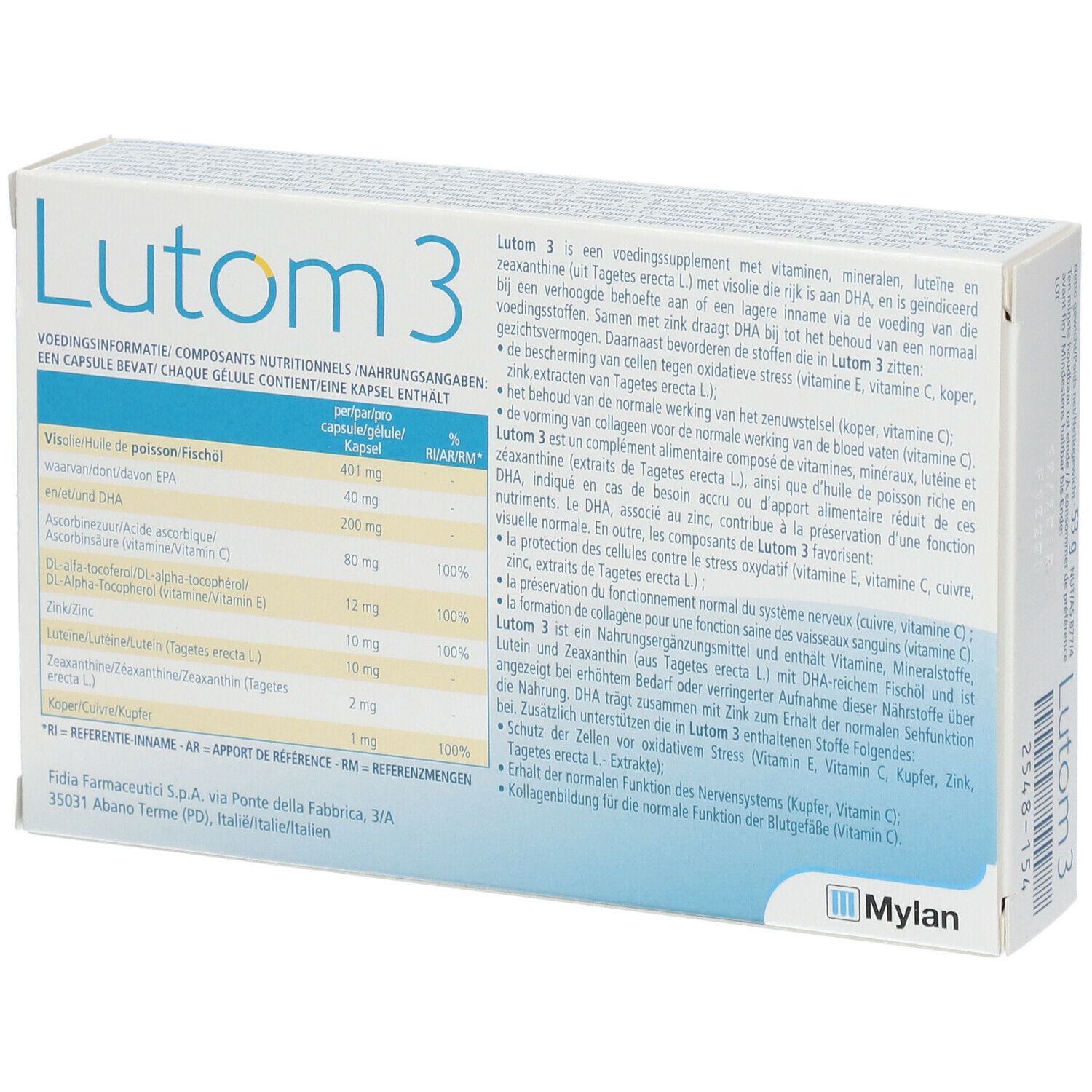 MYLAN Lutom 3