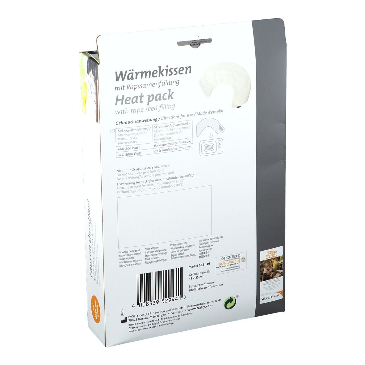 Pharmex® Fashy Coussin bouillotte