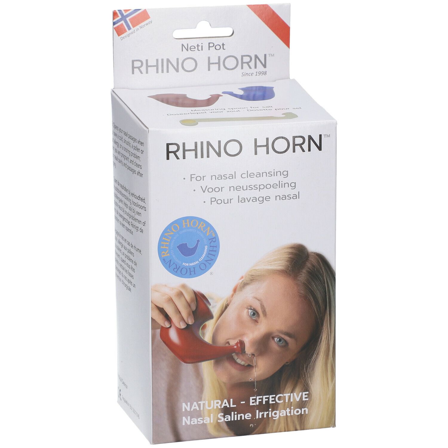 Rhino Horn Outil d'irrigation nasale Rouge : : Hygiène et Santé