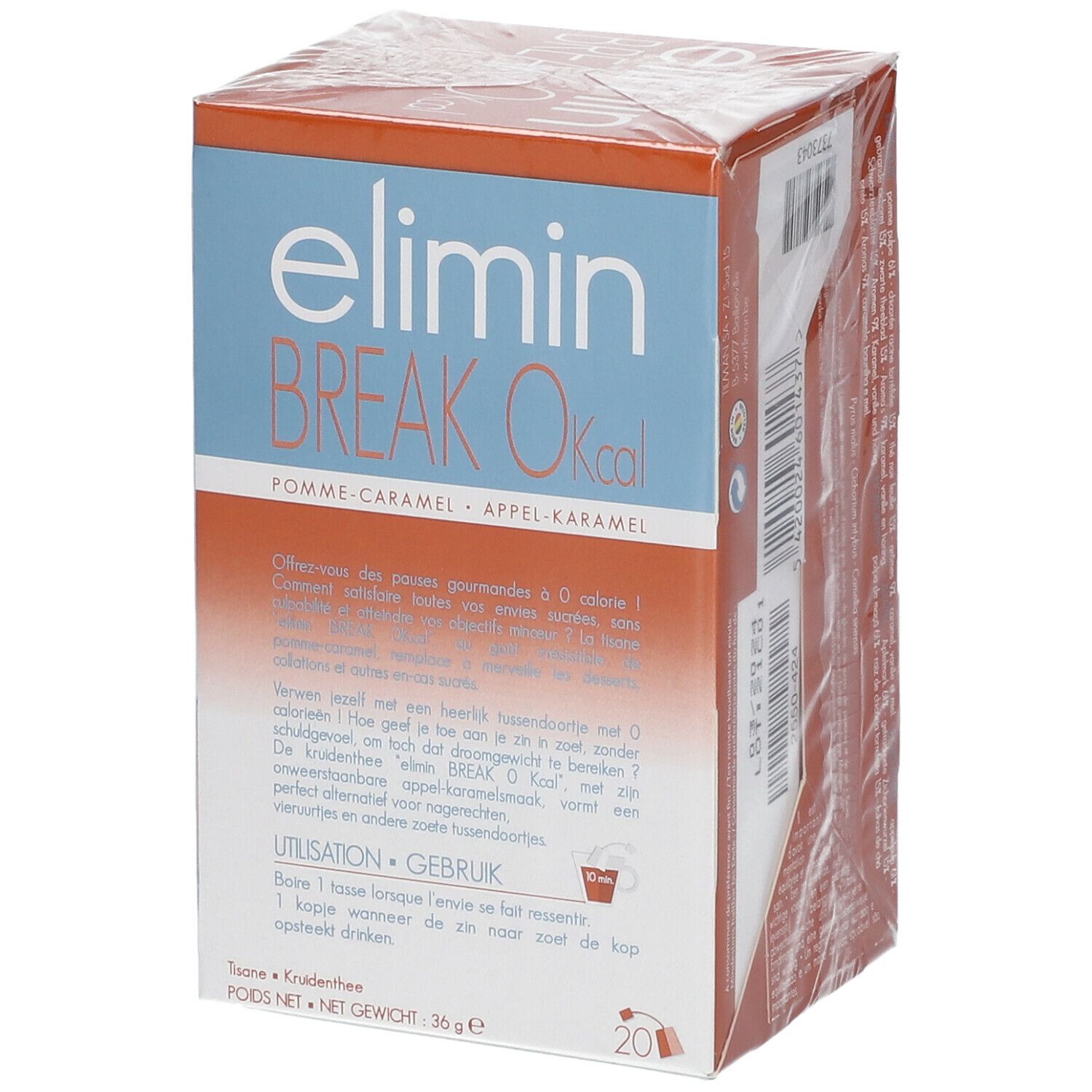 Elimin BREAK 0kcal Tisane anti-grignotage Pomme-caramel