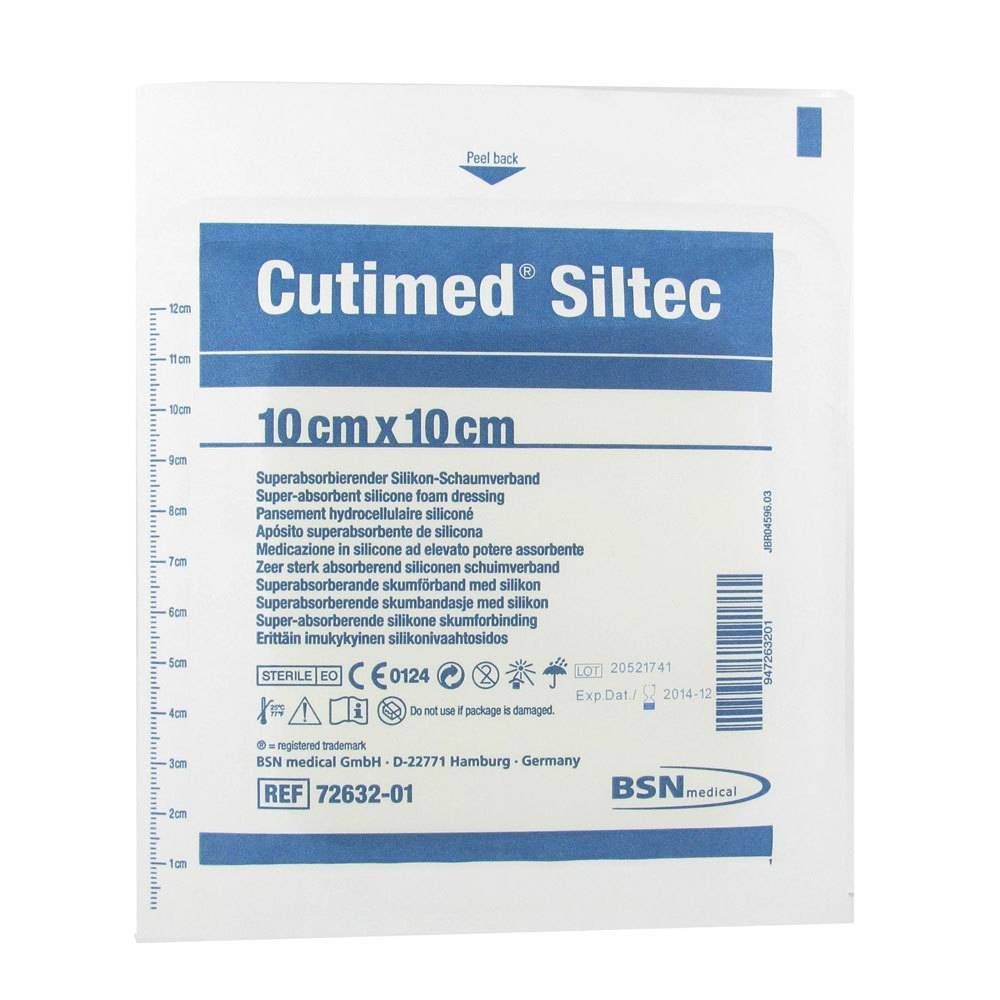 Cutimed Siltec 10 Cm X 10 Cm 1 Pc S Redcare Pharmacie