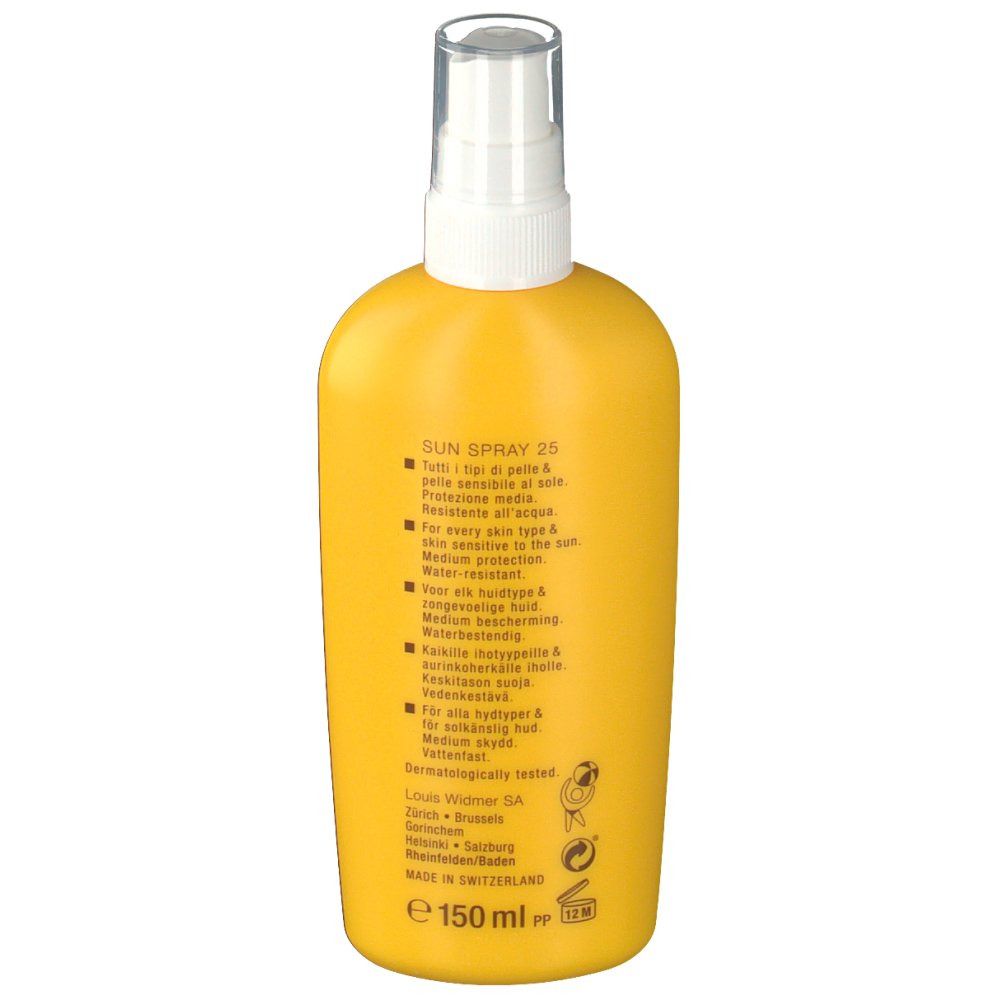 Louis Widmer Spray Solaire 25+ Sans parfum