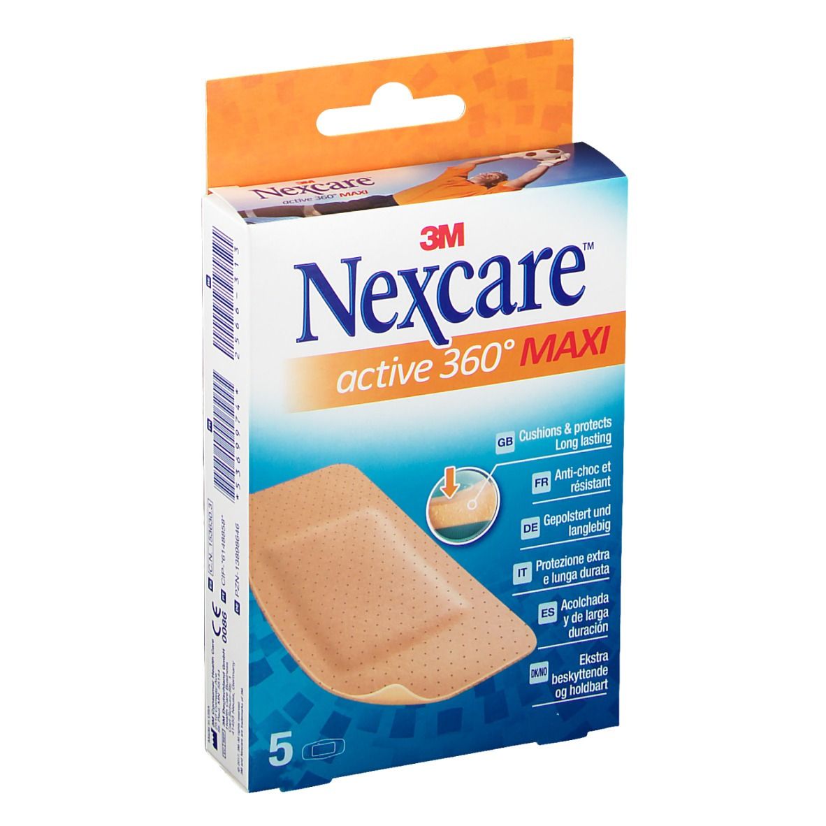 3M Nexcare™ Active 360° Maxi Pansement
