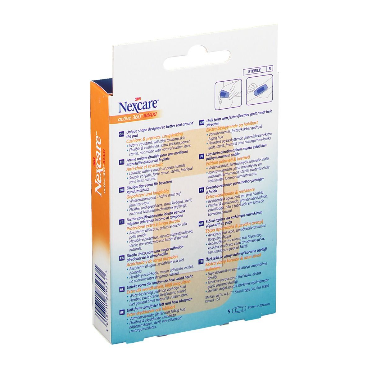 3M Nexcare™ Active 360° Maxi Pansement