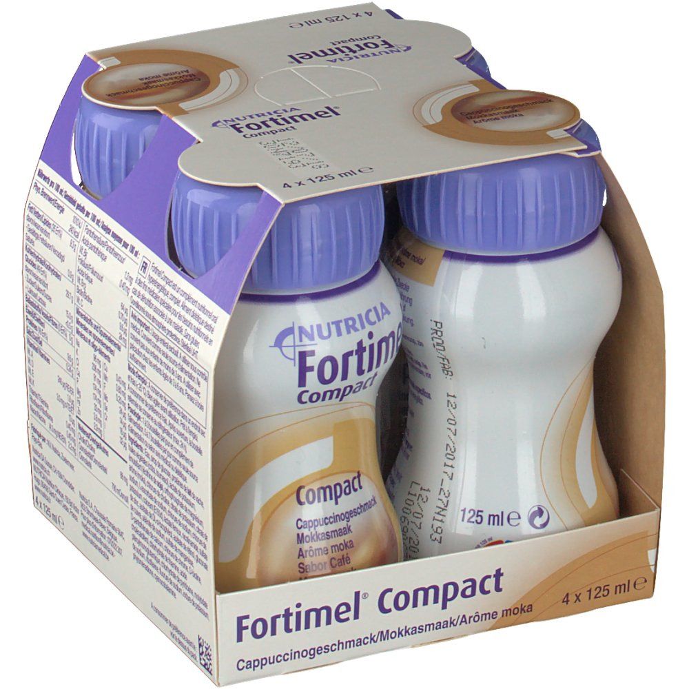 Fortimel Compact Protein Moka Bouteilles 4x125ml