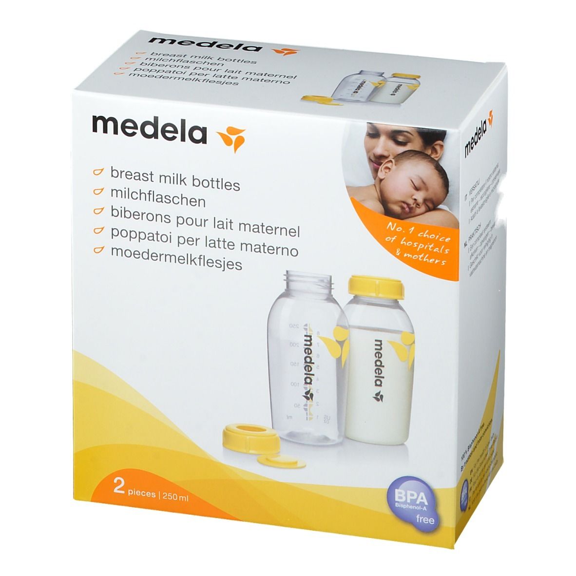 Farmacia Fuentelucha  Medela Biberon Pack 2 X 250 ml