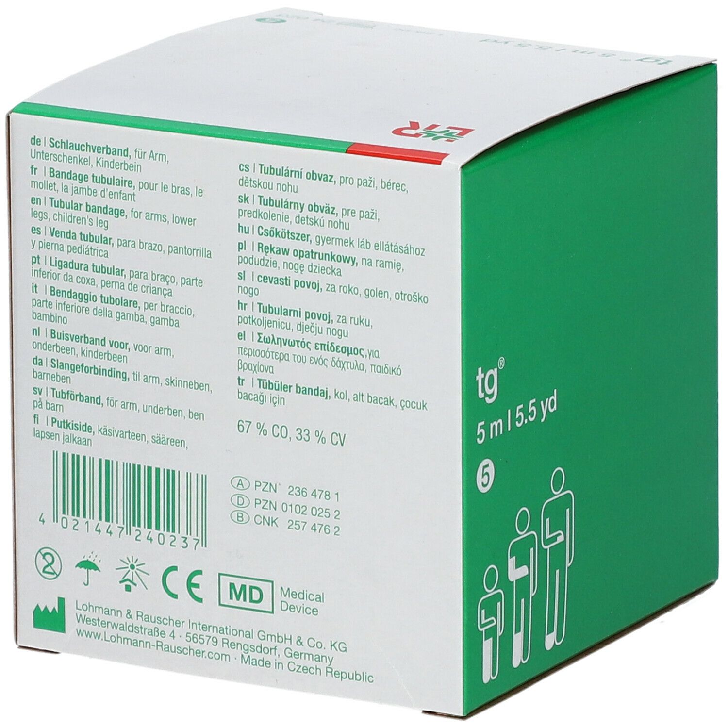 TG Kousverband 5.5cm x 5m 24023