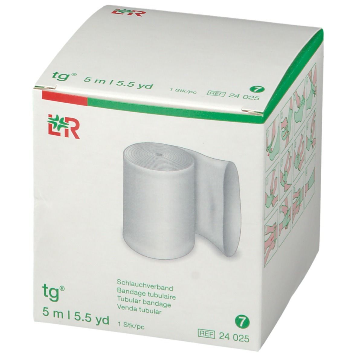 TG Bandage Tubulaire 7cm x 5m 24025