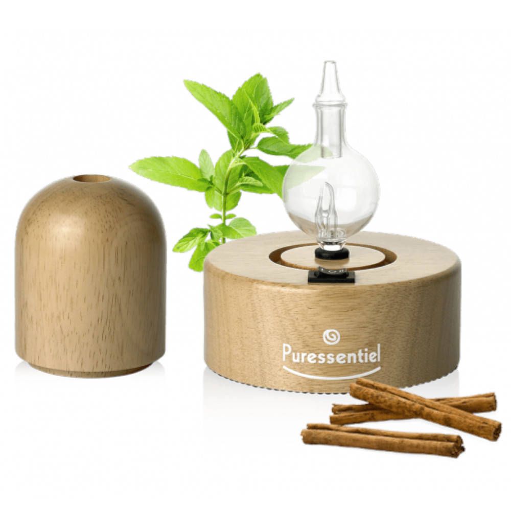 Puressentiel Diffuseur a nébulisation pour huiles essentielles, Bois naturel