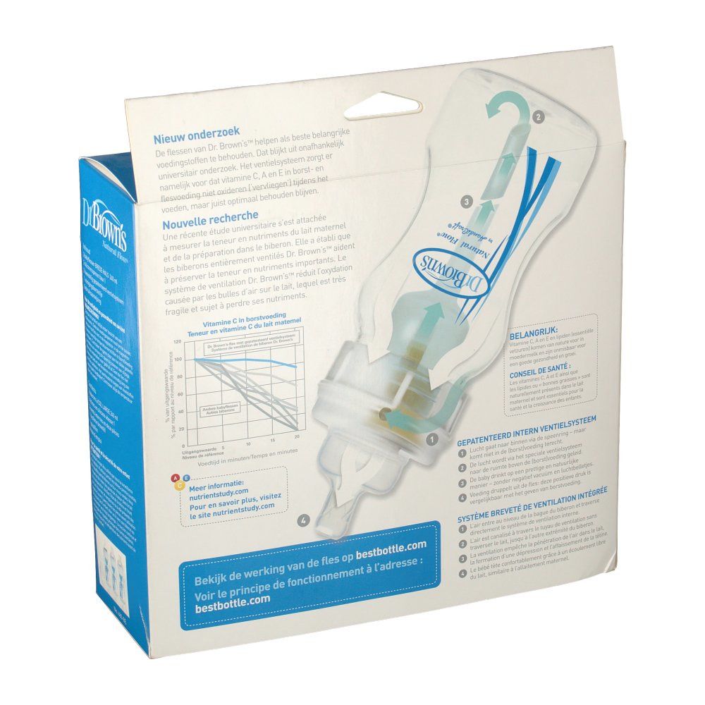 Dr Brown Biberon Polypropyleen 240ml