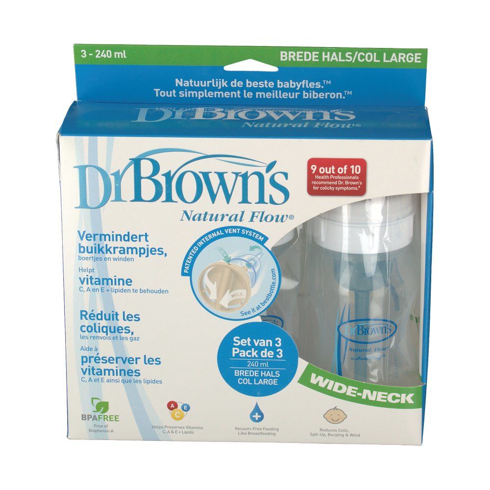 Dr Brown Biberon Polypropyleen 240ml