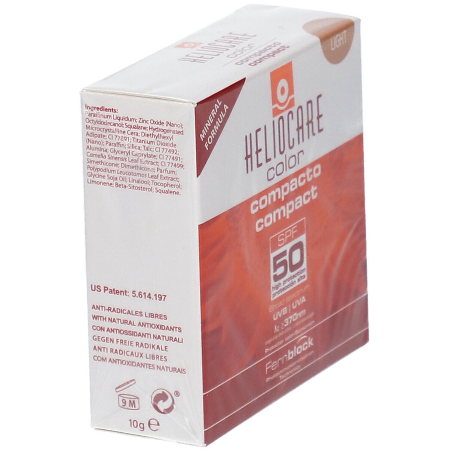 Heliocare Color Compact SPF50 Brun Clair