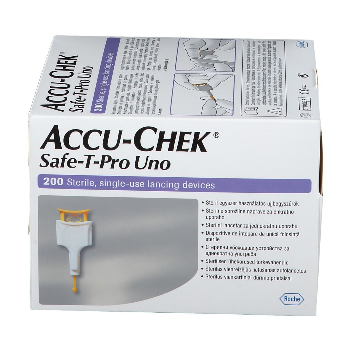 Accu-Chek® Safe-T-Pro Uno Autopiqueurs stériles à usage unique