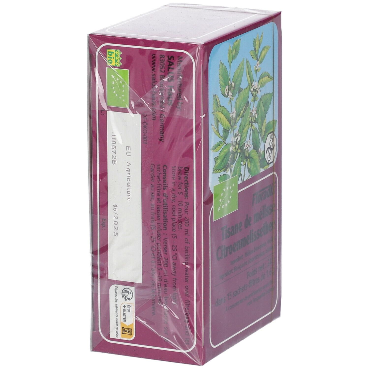Floradix Tisane de mélisse-citronnelle