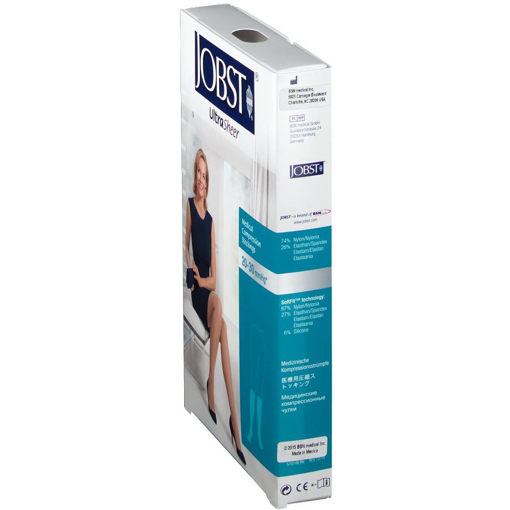 JOBST® UltraSheer Comfort Bas genou 15-20 mmHg Natural S