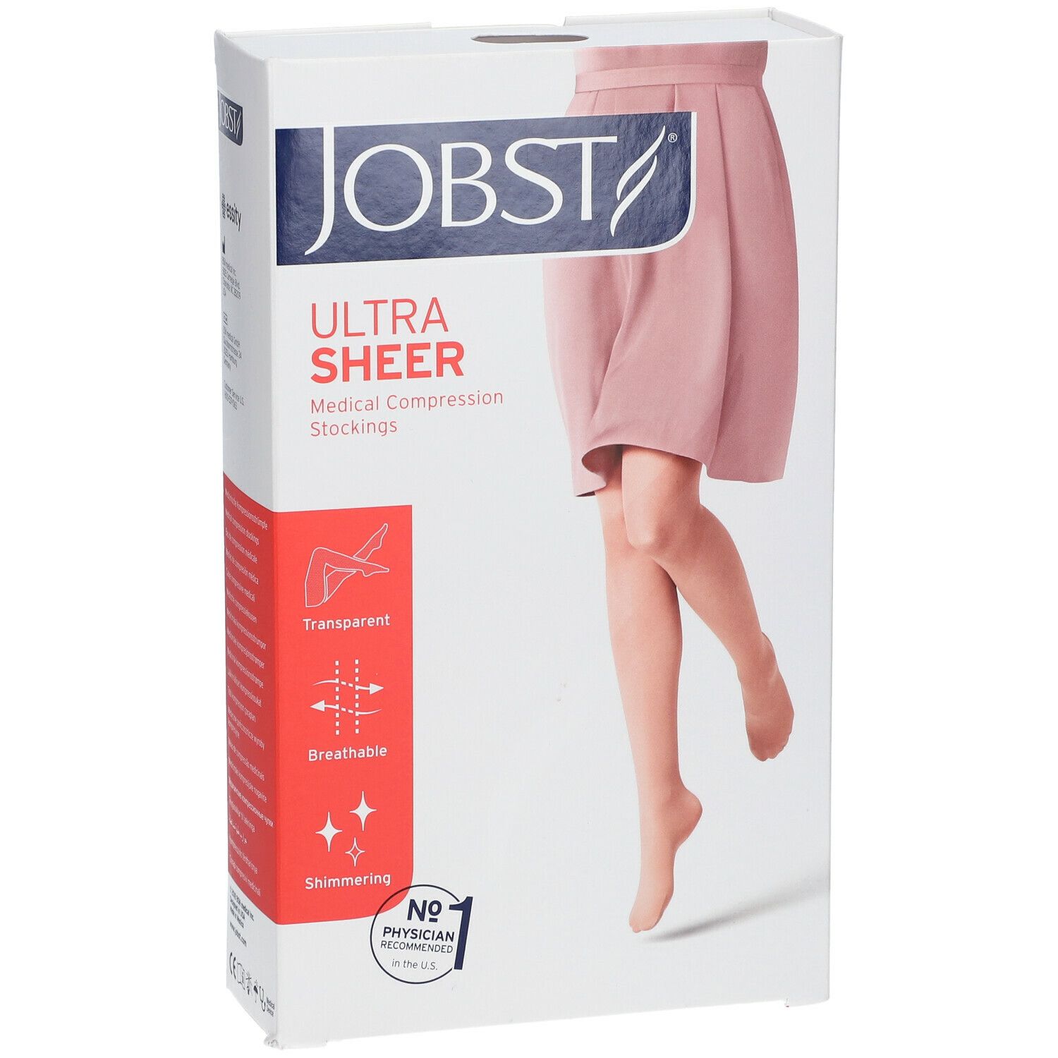 JOBST® UltraSheer Comfort Cl 2 Panty pied fermé Noir S