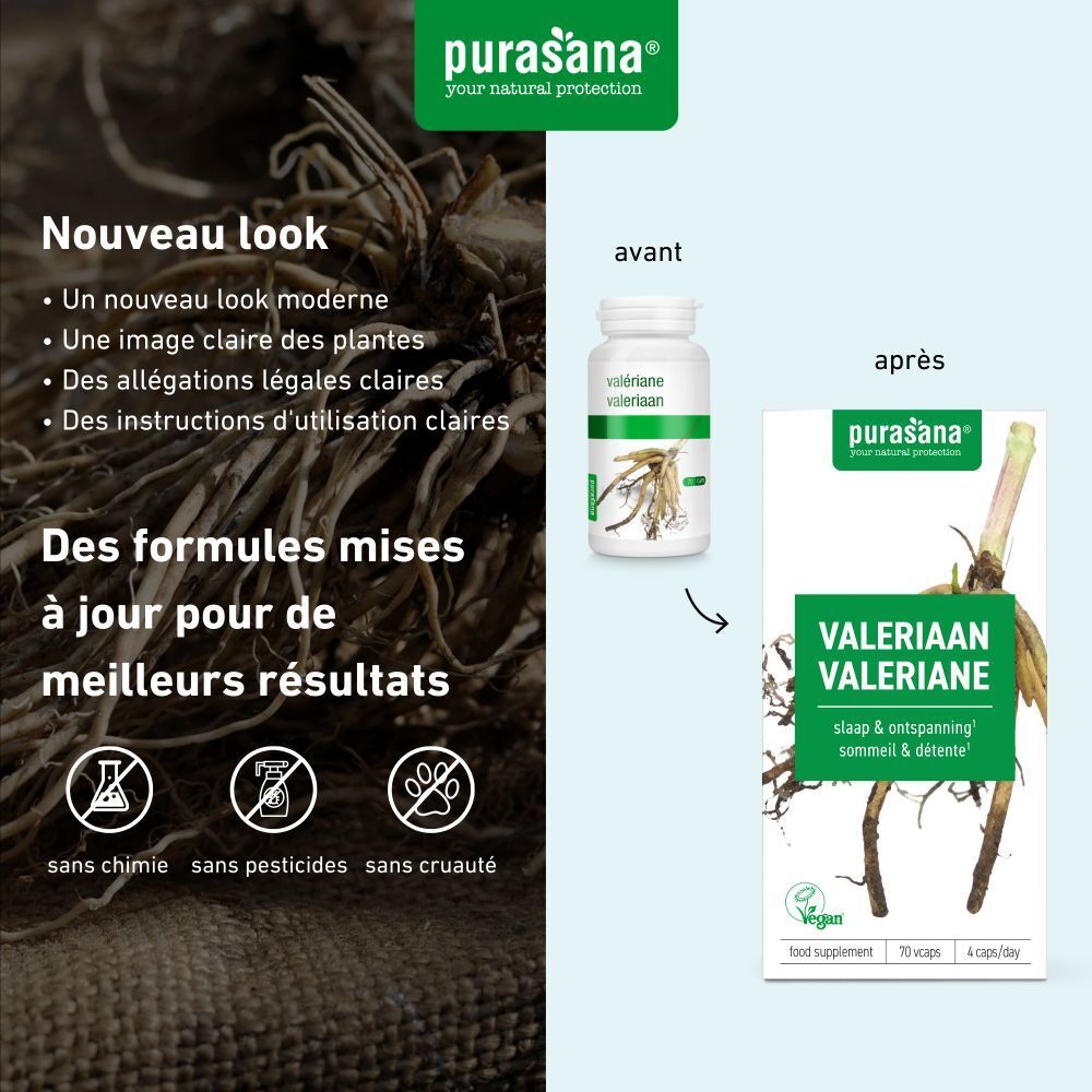 Purasana® Extrait de Valériane 300 mg Bio