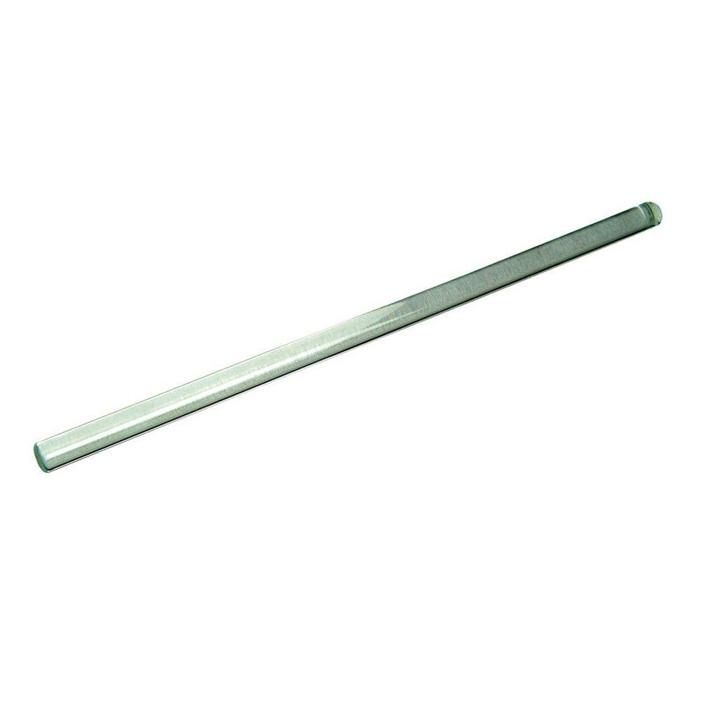 Tige en verre. Forme cylindrique. En biais.