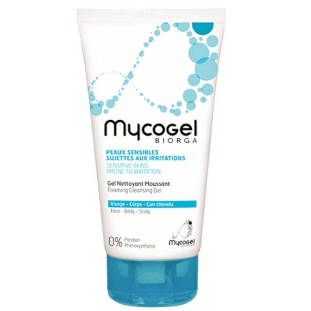 Mycogel Biorga Gel Nettoyant Moussant Peaux Sensibles