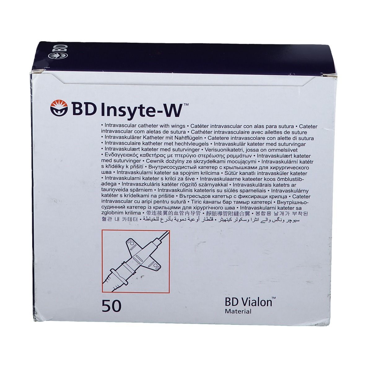 BD Insyte-W™ Cathéter 20 G 1 1/4" 1,1 x 30 mm